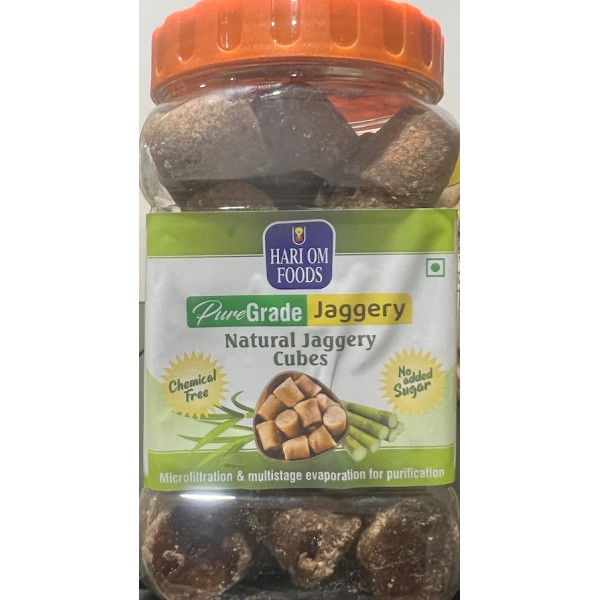 Hari Om Jaggery Cubes 500 gms